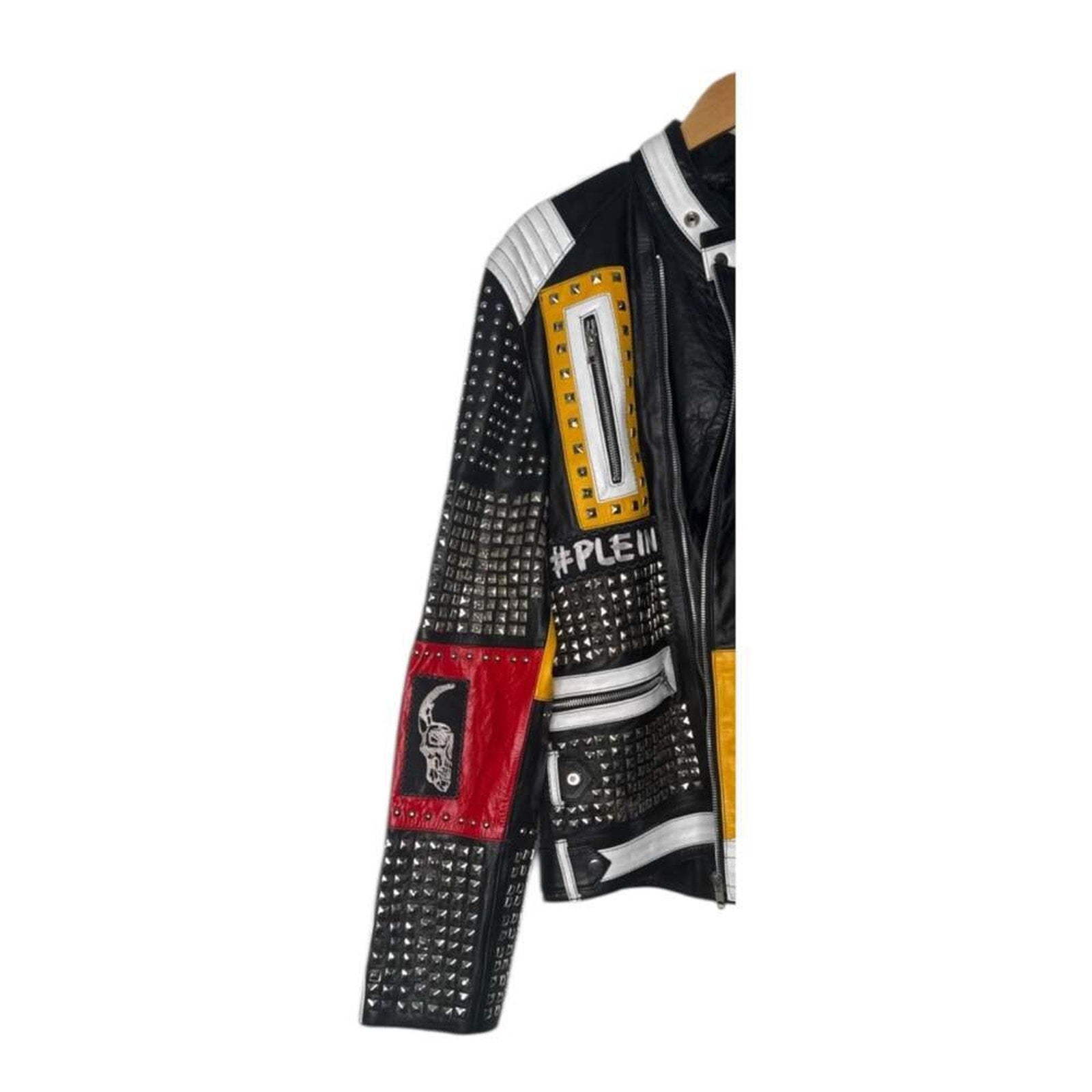 Hand Crafted Multi Color Silver Studded Genuine Leather ..., $470*
