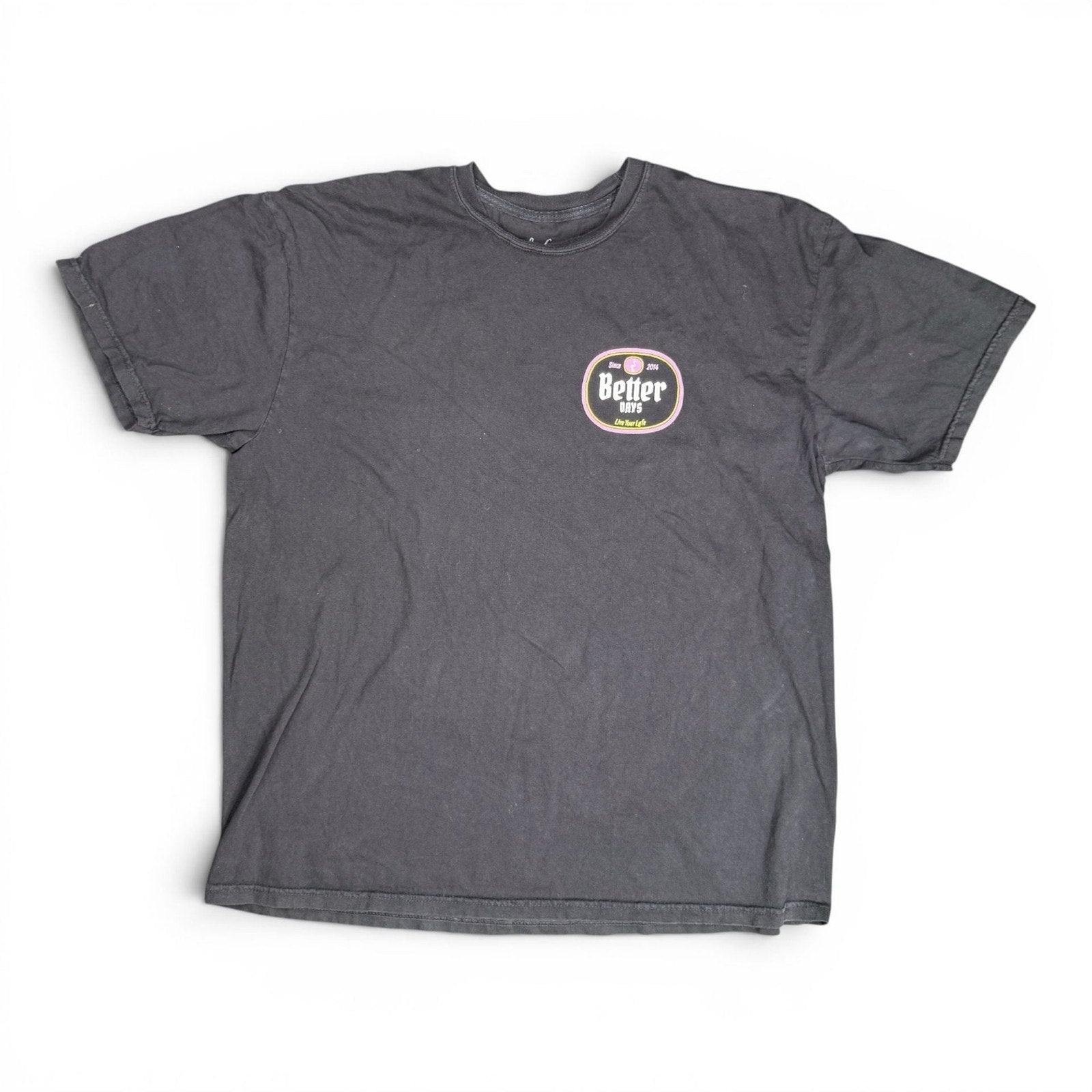 Lyfe Better Days Graphic T-Shirt Black Size XL