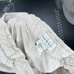 Nicole Miller New York Beige Drawstring Jogger Pants