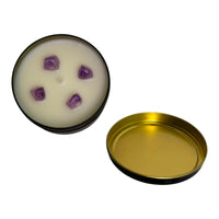 Moon Bloom Luxury Soy Wax Crystal Candle  8 oz