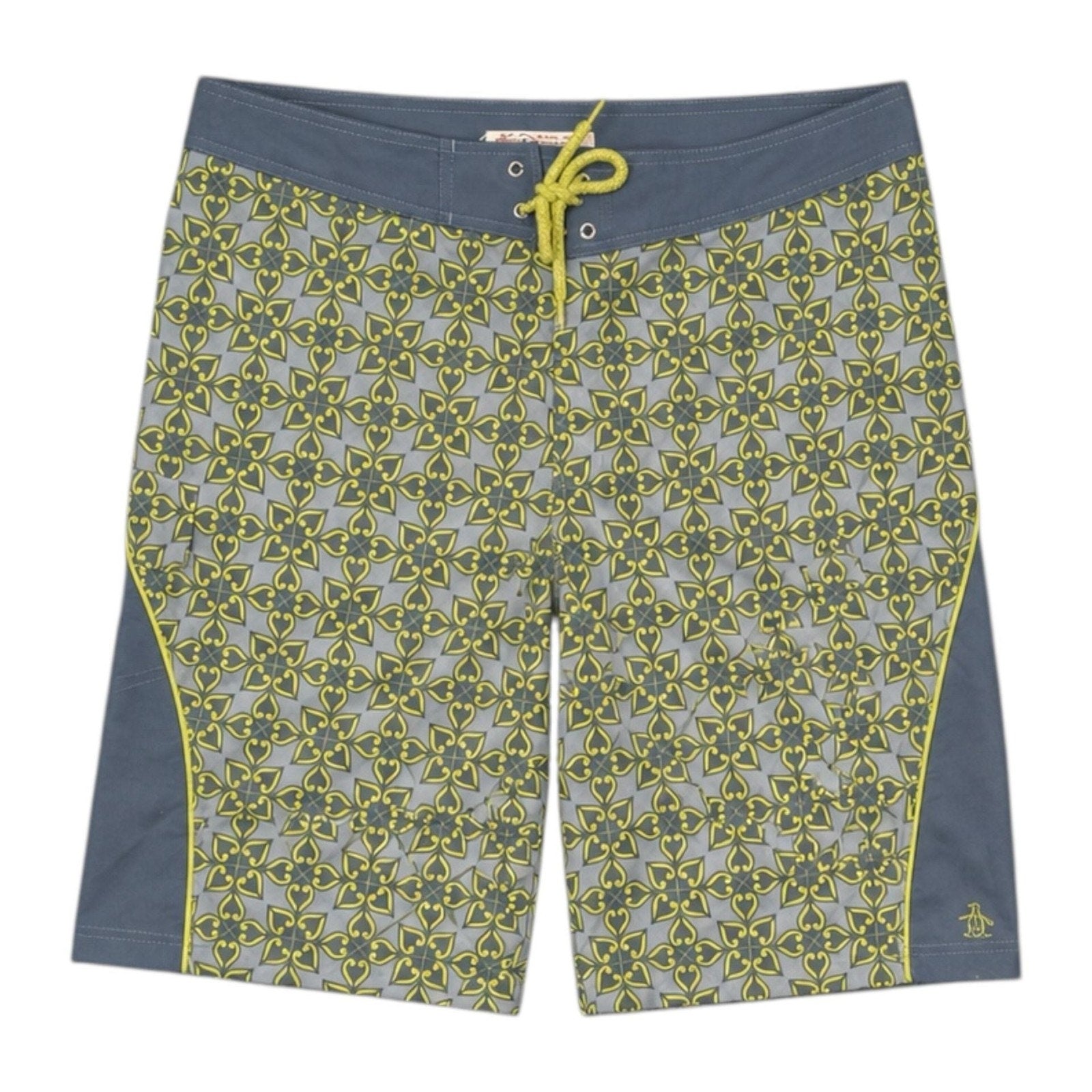 Original Penguin by Munsingwear Men's Size 34 Geometric Print Board Shorts