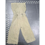 Cloth & Stone Strapless Wide Leg Jumpsuit Olive Green Size S Cloth & stone