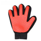 The Room Collective Pet Grooming Gloves, Deshedding Mitt for Dogs & Cats, Left & Right Hand Pair, Red or Blue