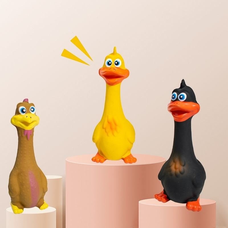 Squeaky Rubber Duck Pet Toy for Dogs - The Room Collective