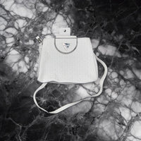 Guess Logo Print Satchel Crossbody Bag