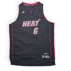 Adidas LeBron James #6 Miami Heat Limited Edition Blackout Plaid Basketball Jers