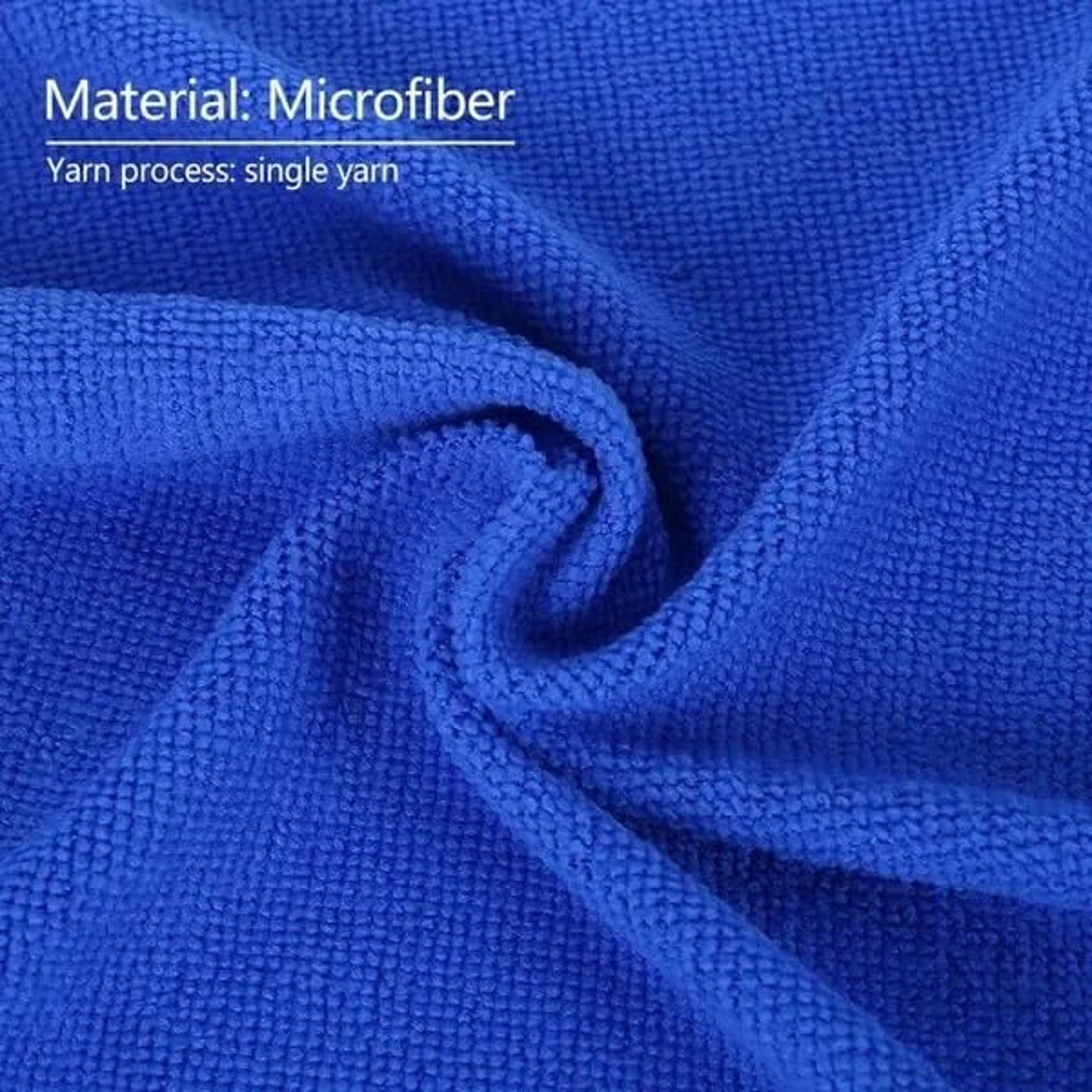 Microfiber Cleaning Cloths, 12 x 12 inches, Pack of 10, Royal Blue
