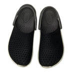 Crocs Literide Clog K, Unisex-Child Clog, Poppy/White 29/30