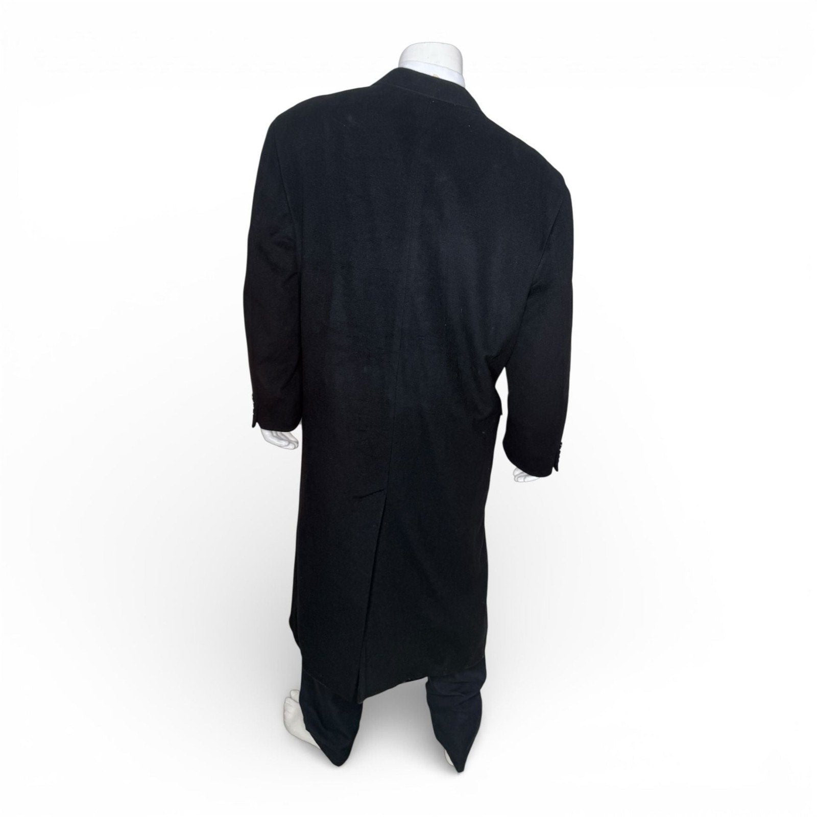 Kilgour, French & Stanbury Hand Tailored 100% Pure Cashmere Long Overcoat