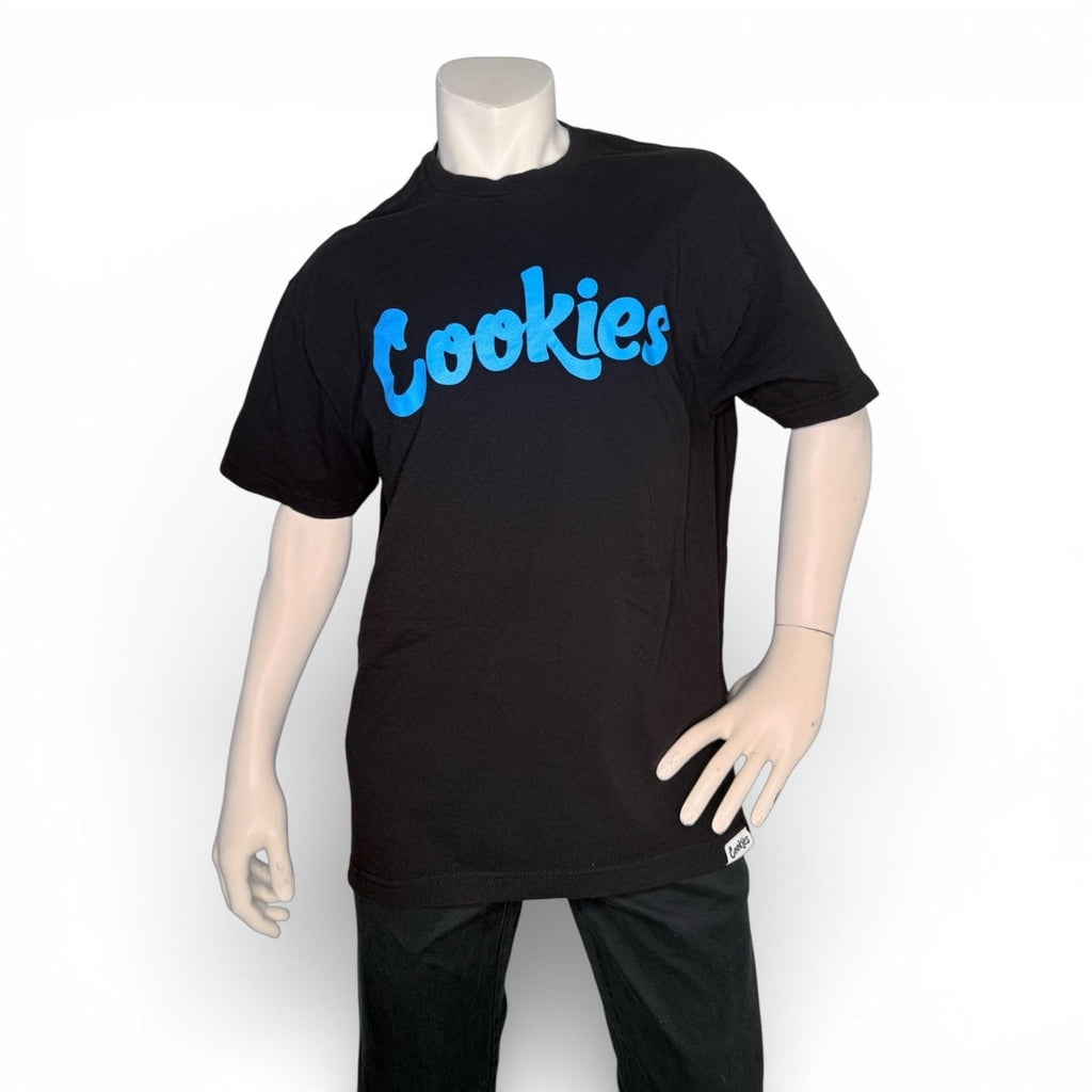 Cookies SF Original Logo Black and Blue T-Shirt