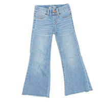 Wonder Nation Girls XS (4-5) High-Rise Flare Jeggings with Frayed Hem