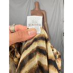 La Moda Embellished Animal Print V-Neck Kaftan Beach Cover-Up-one size