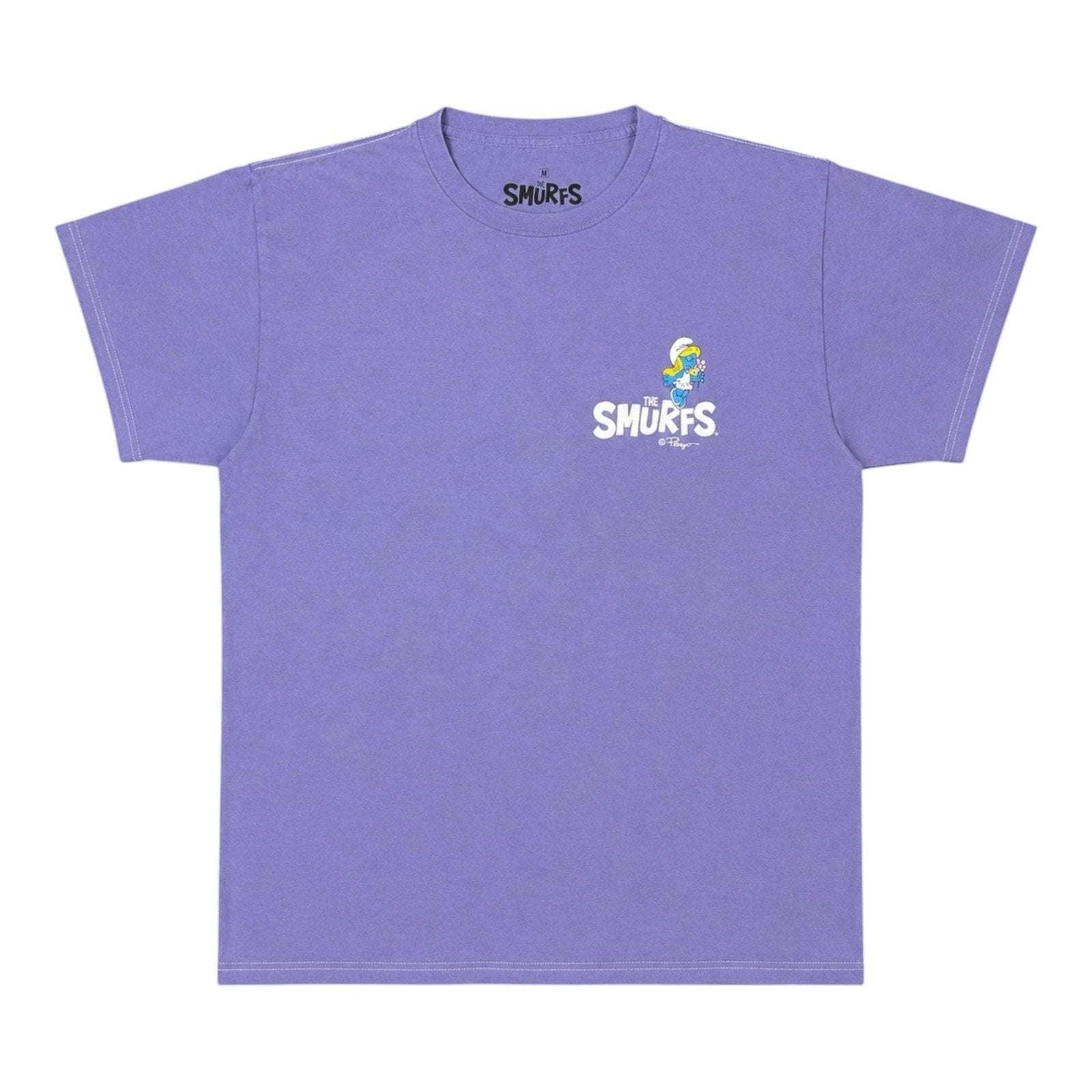 The Smurfs Purple Mushroom Graphic T-Shirt
