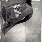 Homme + Femme Black Multi-Pocket Cargo Pants Size 36