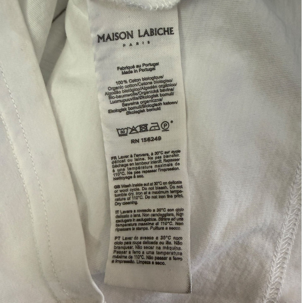 Maison Labiche Paris Piano Piano Embroidered White Organic