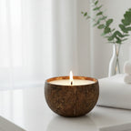 Coconut Reserve — Toasted Coconut + Vanilla Cream Candle (Coconut Shell Vessel) — 5 oz