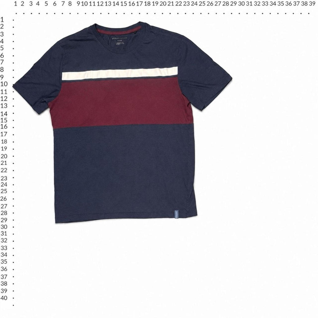 Perry ellis colorblock crew neck