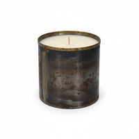 Midnight Cedar — Smoked Cedar + Sandalwood Candle (Dark Metal Round) — 24 oz