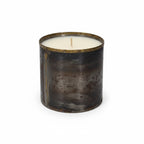 Midnight Cedar — Smoked Cedar + Sandalwood Candle (Dark Metal Round) — 24 oz
