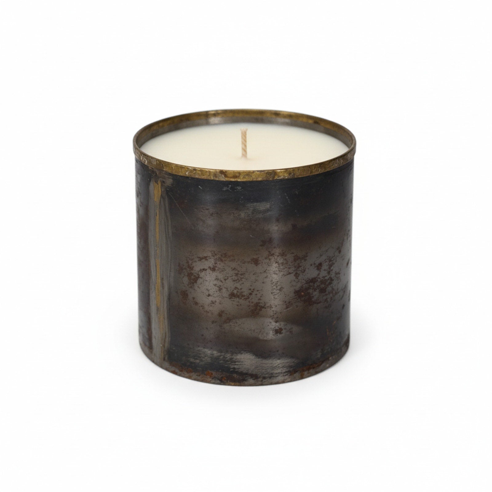 Midnight Cedar — Smoked Cedar + Sandalwood Candle (Dark Metal Round) — 24 oz
