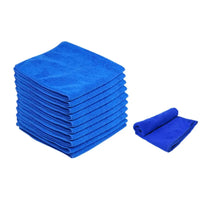 Microfiber Cleaning Cloths, 12 x 12 inches, Pack of 10, Royal Blue