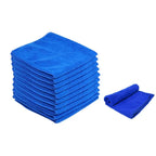 Microfiber Cleaning Cloths, 12 x 12 inches, Pack of 10, Royal Blue