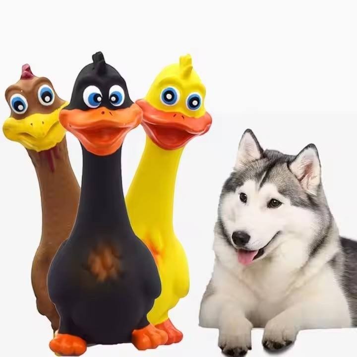 Squeaky Rubber Duck Pet Toy for Dogs - The Room Collective