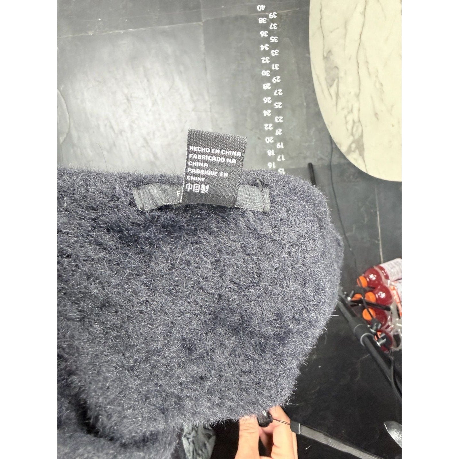 Forever 21 Fuzzy Knit Cropped Open Front Cardigan in Charcoal Grey