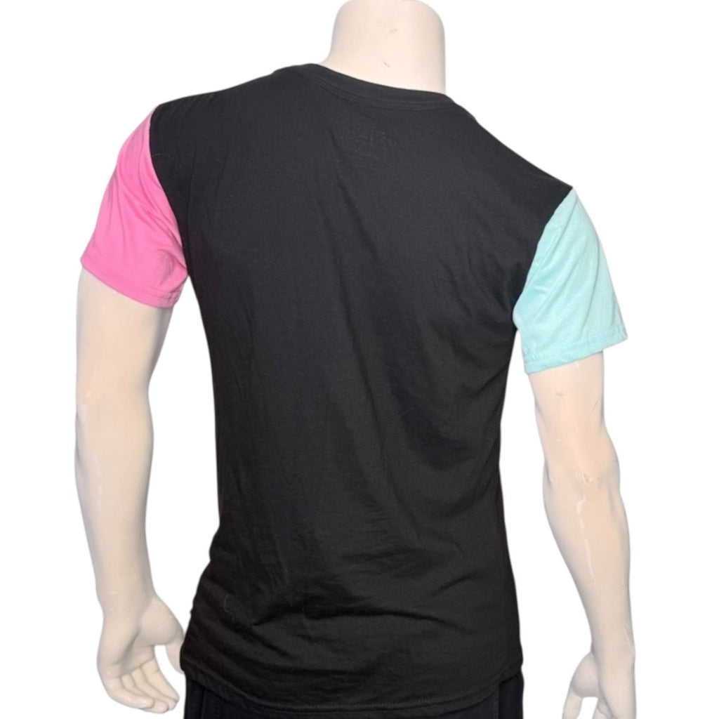 Fresh Laundry Trippin UFO Mushroom Skull Colorblock Graphic
