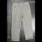 Saks Fifth Avenue Men's Pleated 100% Wool Micro-Check Trousers Size 35x28