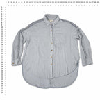 Vintage Havana Women's Gray Button Down Shirt Size M