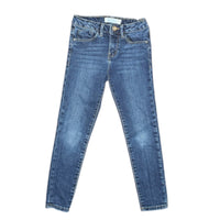 Zara Kids Girls Medium Wash Skinny Jeans with Adjustable Waist