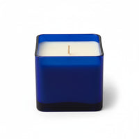 Blue Hour — Bergamot + Fresh Air + Cedar Candle (Cobalt Square Glass) — 18 oz