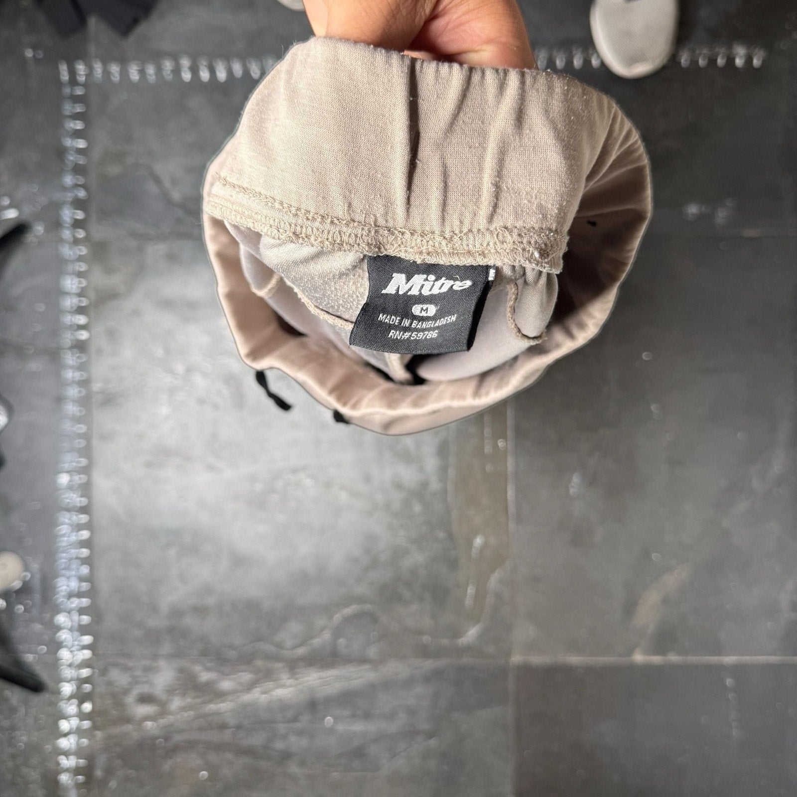 Mitre Men's Size M Jogger Sweatpants Tan