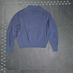 U.S. Polo Assn. Women's Cable Knit Crew Neck Sweater Navy Blue Large U.S. Polo Assn.