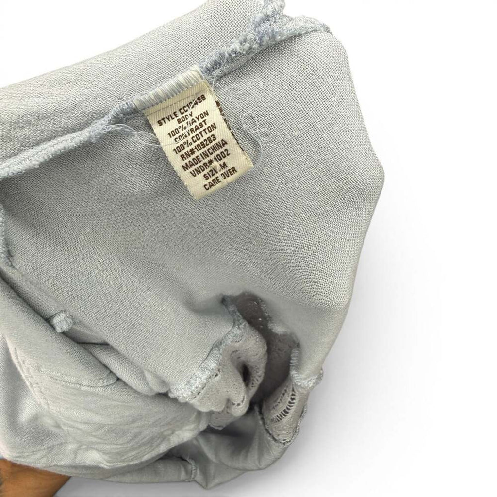 Vintage Havana Women's Gray Button Down Shirt Size M