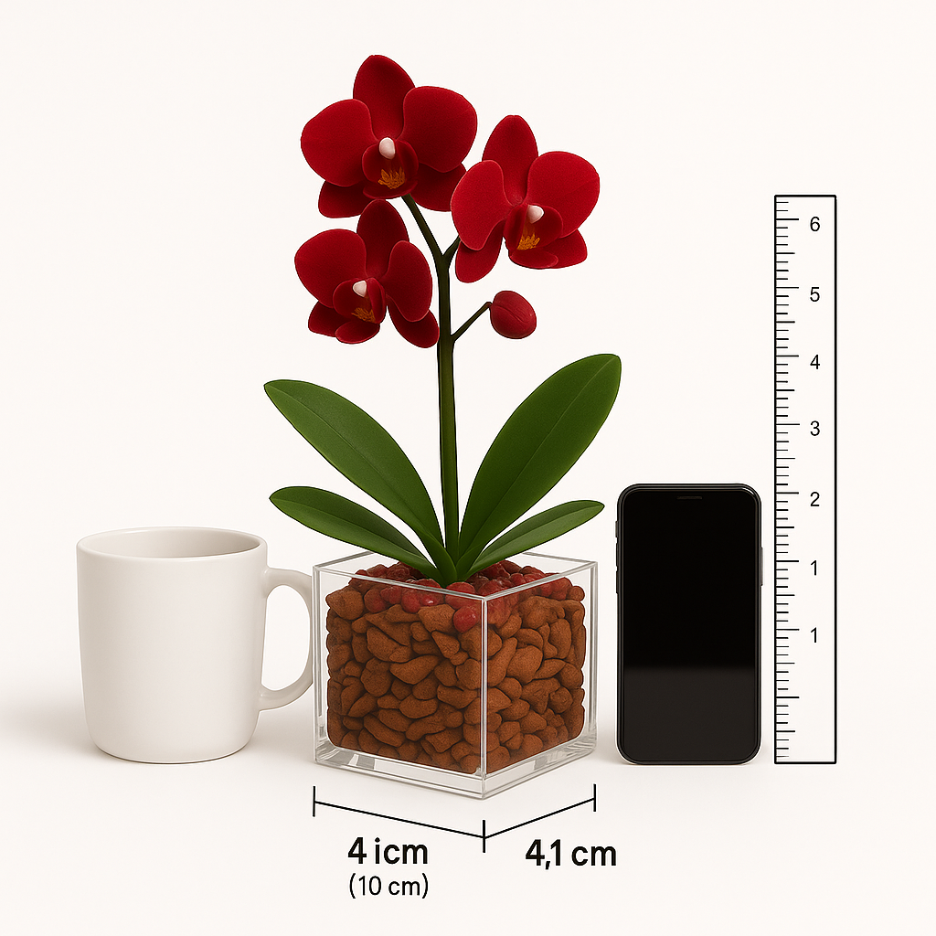 Grounded Harmony - Root Chakra Mini Orchid Garden