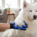 The Room Collective Pet Grooming Gloves, Right Hand Deshedding Mitts with Soft Silicone Tips for Dogs and Cats, Blue (Copy) - The Room Collective