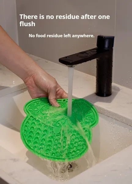Dog & Cat Lick Mat with Suction Cups – Slow Feeder for Treats and Bath Time - The Room Collective