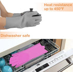 Pink Silicone Dog Grooming Gloves – Deshedding, Bath & Massage Pair - The Room Collective